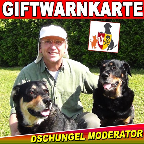 Giftwarnkarte - Dschungel Moderator