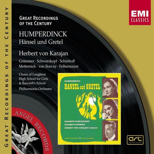 Hnsel und Gretel, Act II, Scene 1 Mein Erbelkrbchen ist voll bis oben (Gretel, Hnsel) - Herbert Von Karajan