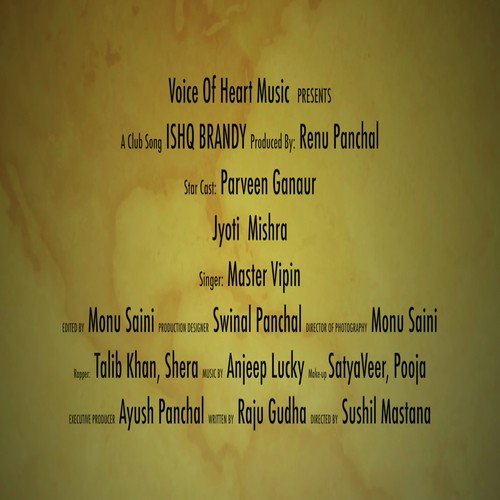 Ishq Brandy - Master Vipin