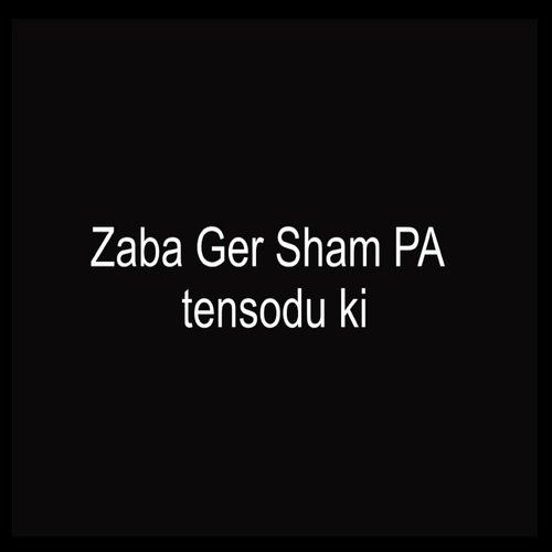 Zaba ger sham pa tensodu ki - Shahenshah Bacha