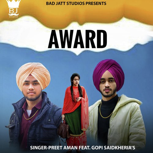 Award - Preet Aman, Gopi Saidkheria