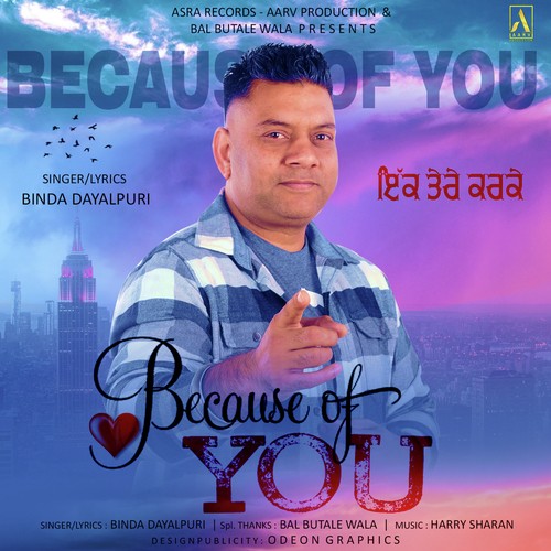 Because Of You - Binda Dayalpuri