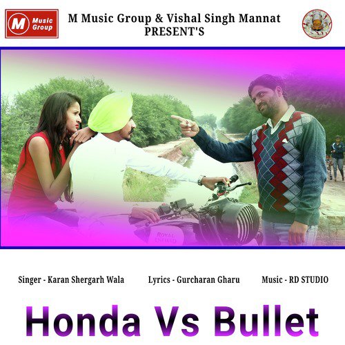Honda Vs Bullet - Karan Shergarh Wala