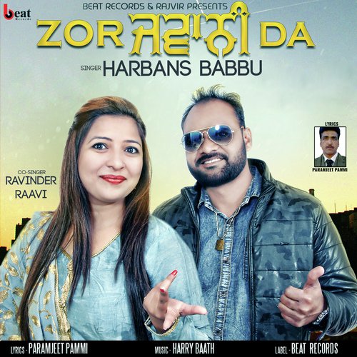 Zor Jawani Da - Harbans Babbu, Ravinder Ravi